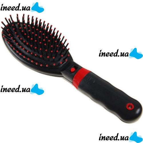 Electric Massage Comb Massage Hair Brush RM-709 for straightening hair, Vibrating Massager Comb for any type of hair Black