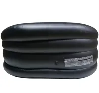 Inflatable Double Sofa Armchair Avenli 98139 Inflatable Sofa up to 200 kg for Relaxation, Flocked Ottoman Bed XL-1134 138x87x71 cm for Home