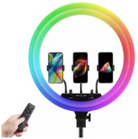 Color Ring LED Lamp Soft Ring Light RGB MJ18 45cm 18" Studio LED Multicolored Lamp for Blogger MJ45, MJ-450