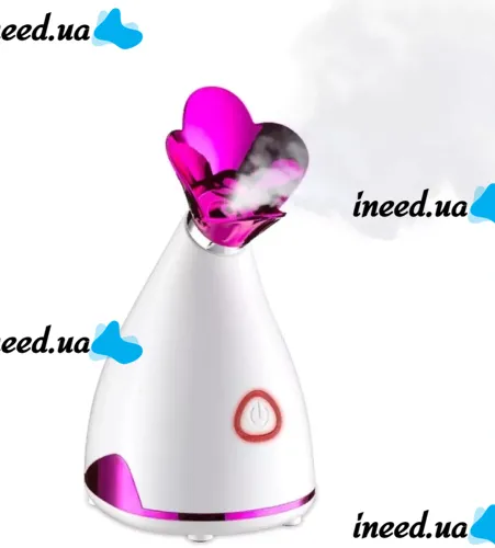 Паровая сауна для омоложения и увлажнения лица с ингалятором Phyopus Facial Ionic Steamer CL-5358, Распариватель 2в1 с ионизатором для чистки кожи
