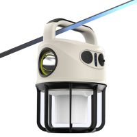 Кемпинговый аккумуляторный фонарь X-BALOG BL-7677B  с функцией повербанка 5W, Аккумуляторная лампа с Power Bank QS-695 фонарик для кемпинга QS-695