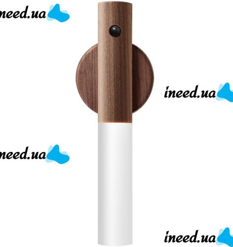 Настенный аккумуляторный LED светильник ночник Motion Sensor Night Light W-52 Фонарь с датчиком движения на стену на магнитном держателе Коричневый