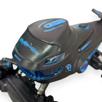 Игрушечная детская машинка автомобиль Акула S-Drift S883 с пультом ДУ, Гоночная машина 2,4 ГГц с подсветкой и паром на радиоуправлении для детей