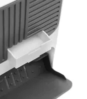 Настенный органайзер для мыла Flip Lid Drain Soap Box на 2 отсека с откидными крышками, Двойная навесная мыльница со сливом на стену в ванную