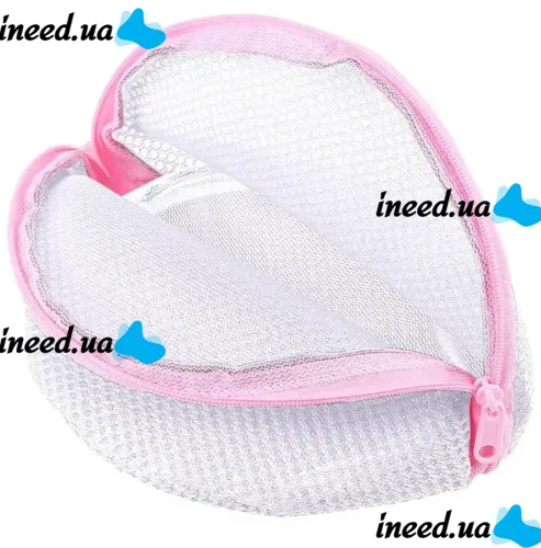 Универсальный сетчатый чехол контейнер Mesh Laundry Bag для стирки нижнего белья 13x16 см Органайзер мешок для стиральной машины защита от деформации