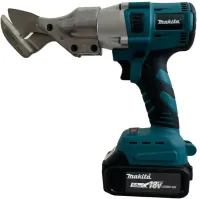 Аккумуляторные ножницы по металлу Makita LB410 18V 5Ah 2 аккумулятора, Строительные электроножницы резчик Макита для резки листового металла в кейсе