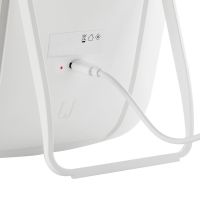 Cosmetic Touch Makeup Mirror Jordan Judy LED Xiaomi Rechargeable with Backlight , Table Mirror 33 LED on Stand White