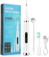 Электрическая зубная щетка скалер Electric Teeth Cleaner MAG-780 ультразвуковая для чистки зубов и удаления зубного камня с зеркалом 5 режимов Белая