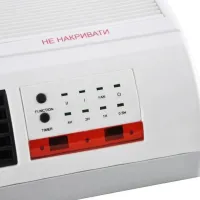 Настенный электрический тепловентилятор Domotec MS-5961 с пультом 2000W Керамический обогреватель на стену Тепловая завеса Домотек MS 5961 с таймером