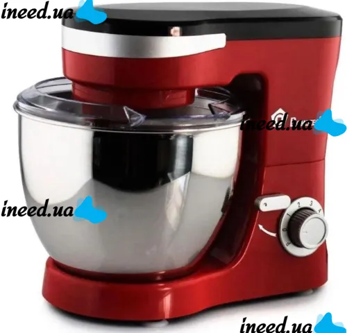 Household planetary mixer dough mixer Domotec MS-1368 1500W with bowl 4 l, Stationary kitchen mixer table for kneading dough 1500 W