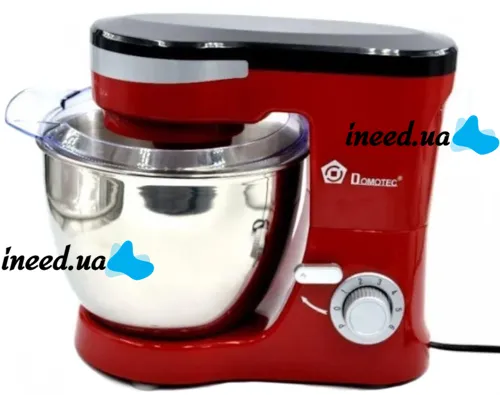 Household planetary mixer dough mixer Domotec MS-1368 1500W with bowl 4 l, Stationary kitchen mixer table for kneading dough 1500 W
