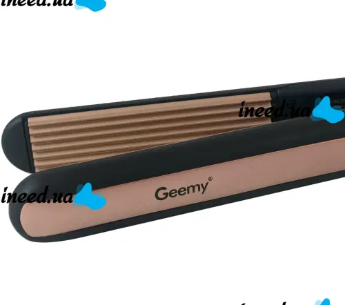 Профессиональная плойка гофре Gemei GM-2955W для укладки и завивки волос 45W, Утюжок с турмалиновым покрытием для прикорневого объема волос Gemmy