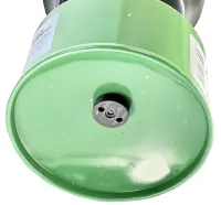 Походная газовая горелка Iksa MoCamp 203 Green с пьезоподжигом, Портативная мини плита для приготовления еды, Баллон для пикника и кемпинга Зеленая