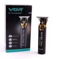 Беспроводная аккумуляторная окантовочная машинка VGR V-082 для стрижки волос, Аккумуляторный триммер бритва для окантовки бороды и усов с насадками