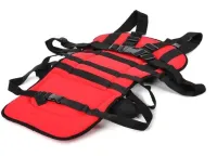 Детское бескаркасное автокресло Multi Function Car Cushion Красный, Универсальное авто кресло ребенку в машину до 25 кг, Удобное автомобильное кресло