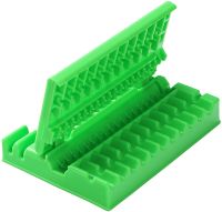 Форма шампур Multifunction Quic Pass through machine для нанизывания шашлыка мяса и овощей, Трафарет для надевания мясных рулетиков Зеленый