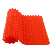 Антипригарный силиконовый коврик для выпечки Pyramid Pan Fat-Reduction Silicone Cooking Mat, Противень для гриля и запекания, Подставка под горячее