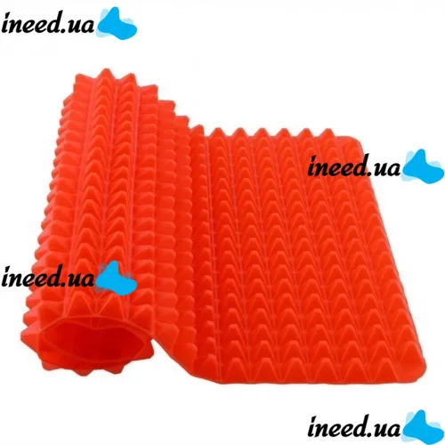 Антипригарный силиконовый коврик для выпечки Pyramid Pan Fat-Reduction Silicone Cooking Mat, Противень для гриля и запекания, Подставка под горячее