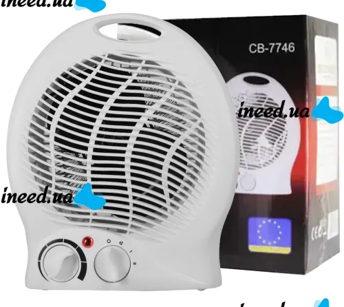 Электрический тепловентилятор, дуйка Crownberg CB 7746 2000W