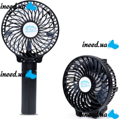 Ручной мини вентилятор Handy Mini Fan WX-6508 USB аккумуляторный настольный вентилятор трансформер со складной ручкой и съемным аккумулятором