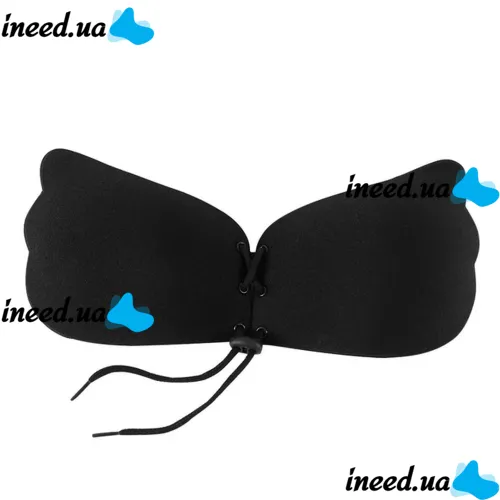 Силиконовый невидимый бюстгальтер Fly Bra Butterfly с эффектом Рush Up лифчик невидимка фиксация груди без бретелей, бежевый телесный черный флай бра