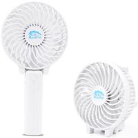 Ручной мини вентилятор Handy Mini Fan WX-6508 USB аккумуляторный настольный вентилятор трансформер со складной ручкой и съемным аккумулятором
