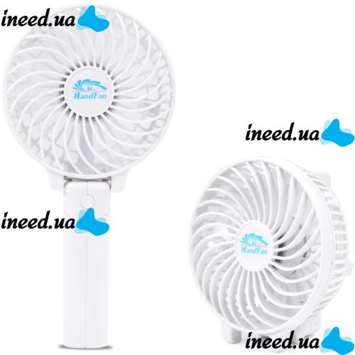 Ручной мини вентилятор Handy Mini Fan WX-6508 USB аккумуляторный настольный вентилятор трансформер со складной ручкой и съемным аккумулятором