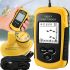 Портативний ехолот Lucky Fish Finder FFW1108 - 1 з кольоровим екраном до 100м для пошуку риби Універсальний провідний риболокатор для риболовлі Жовтий