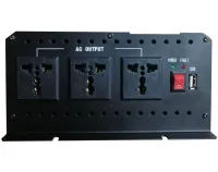 Автомобильный инвертор UN-3063 9000W 12V-220V, Авто преобразователь напряжения тока от прикуривателя и аккумулятора 12В 9000В с защитой от перегрева