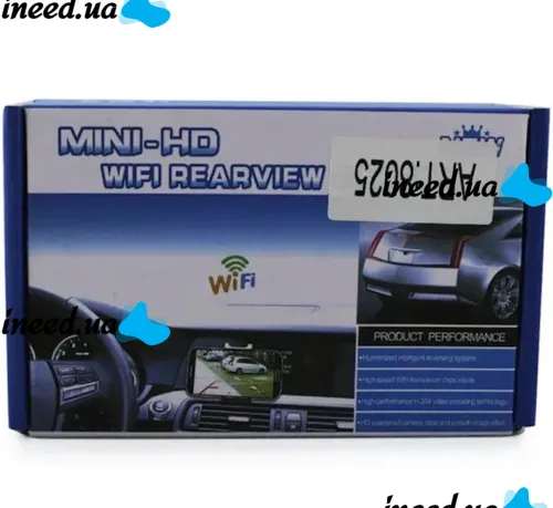 Globus GPS GL-Wi1 Wireless Car Rear View Camera with Wi-Fi Module , WIFI HD 8025 Video Camera with Butterfly Mount for Car