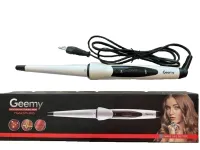 Geemy GM-2815 Professional cone curling iron with tourmaline coating, Device for spiral curling and hair styling Gemei
