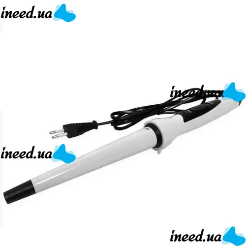 Geemy GM-2815 Professional cone curling iron with tourmaline coating, Device for spiral curling and hair styling Gemei