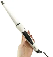 Geemy GM-2815 Professional cone curling iron with tourmaline coating, Device for spiral curling and hair styling Gemei
