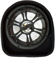 Автомобильный активный Bluetooth сабвуфер бочка ZPX ZX-6SUB 600W 6" дюймов с встроенным усилителем и пультом, Автомобильная колонка саб в машину