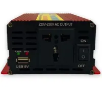 Автомобильный инвертор напряжения UKC SSK-300 12V-220V 300W с функцией плавного пуска, авто преобразователь напряжения тока 12В 220В 300Вт UN-3051