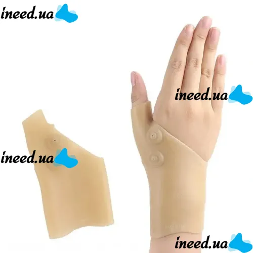 Elastic Wrist Brace with Magnets Magnetic Compression Wrist Support, Silicone Magnetic Brace Orthosis for Thumb and Hand