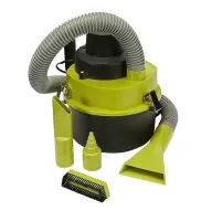 Автомобільний пилосос The Black Multifunction Auto Vacuum 100 W для сухого та вологого прибирання в салоні від прикурювача 12V 3 насадки для авто