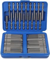Набор магнитных насадок Socket Set AND ES-50 комплект из 49 односторонних удлиненных бит 75 мм с удлинителем в кейсе для отверток и шуруповерта