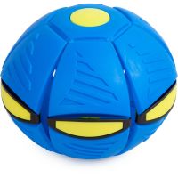 Flying Frisbee Flat ball disk with LED light Luminous folding game disk Transformer flat for active games outdoors and at home