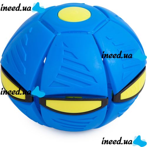 Flying Frisbee Flat ball disk with LED light Luminous folding game disk Transformer flat for active games outdoors and at home