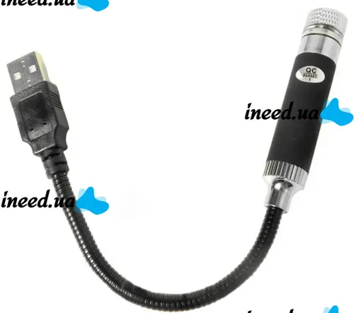 Мощная лазерная указка Red Laser Pointer SN-R12 от USB красный лазер, Светодиодный проектор диодный от юсб 3 насадки эффектов для машины и дома
