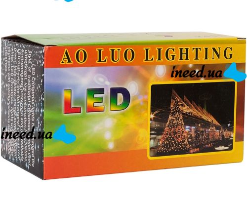 Внутренняя светодиодная гирлянда Водопад Флаг Украины 2x2 м 160 LED диодов Сине желтая, Патриотическая гирлянда штора Xmas 8 режимов от USB