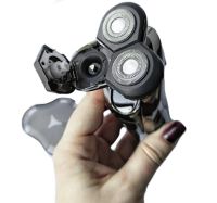 Беспроводная электробритва Gemei GM-7720 Silver с плавающей головкой, Аккумуляторная бритва для стрижки Gemmy