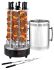 Vertical electric kebab maker Domotec MS-7781 1000W for 6 skewers Black electric kebab maker black
