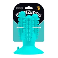 Жевательная игрушка для собак Bronzedog PetFun Dental кактус для чистки зубов на присоске с отверстием для еды, Чистящая зубная щетка Бронзедог