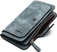 Женский замшевый кошелек Baellerry Forever N2345 Blue Jeans женское мини портмоне на 10 отделений для купюр и мелочи 19х10.5 см Голубое