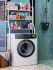 Rack above the washing machine WHITE Supretto Washing Rack TW-106 floor rack, shelf organizer for storage, bookcase