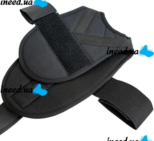 Подовжений нейлоновий ремінь Safe Stretch GS-3990 з 8 петлями для розтяжки і фіксатором для ноги, Тренажер гумка 8 петель для різного навантаження