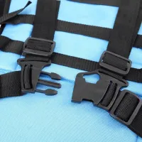 Детское бескаркасное автокресло Multi Function Car Cushion Синий, Универсальное авто кресло ребенку в машину до 25 кг, Удобное автомобильное кресло