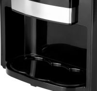 Domotec MS-0708 two-cup drip coffee maker with 2 ceramic cups, home electric tea and coffee maker 0.3L 500W Black